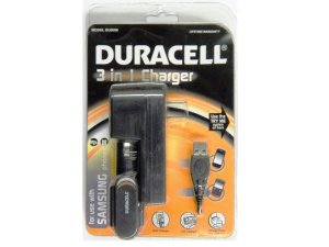 Bulk EC463 Duracell 3-in-1 Wall  Car Charger With Bonus Micro Usb Cabl