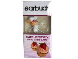 Bulk EC373 Cupcake Stereo Wired Earbuds