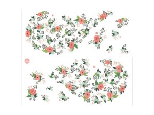 Bulk HA549 Floral Heart Wall Art Kit