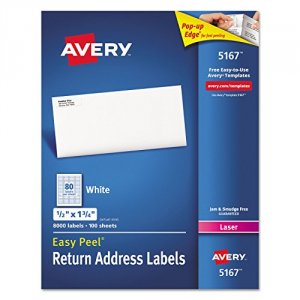 Avery 05167 Averyreg; Easy Peelreg; Return Address Labels With Sure Fe