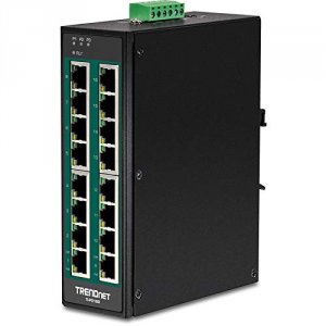 Trendnet TI-PG160 16-port Hardened Industrial Gigabit Poe+ Din-rail Sw