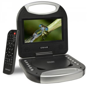 Craig CTFT750-ZB 7  Ctft750-zb Portable Dvd Player Wremote Control (ze