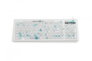 Wetkeys KBSTRC106SC-W Washable Smooth Surface Keyb