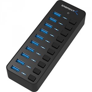 Sabrent HB-BU10 10port 60w Usb 3.0 Hub With