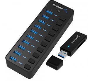 Sabrent HB-BU10 10port 60w Usb 3.0 Hub With