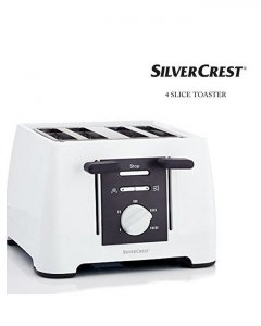 Megachef MG-TS2500 4 Slice Toaster In Stainless Steel Silver