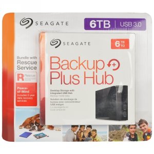 Seagate STEL6000300 Backup Plus Hub 6 Terabyte (6tb) Superspeed Usb 3.