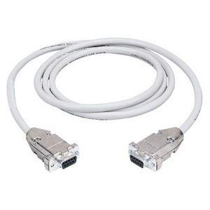 Black EYN257T-0025-FF Db9 Serial Null-modem Cable, Db9 Female