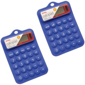 Adler 818549029808 2 Pack Rubber Calculator