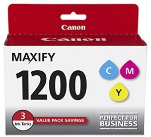 Original Canon 9232B005 Pgi-1200 Cmy Ink Cartridge - Inkjet - 700 Page