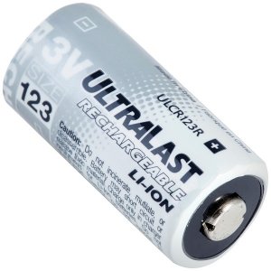 Dantona ULCR1213R1 3v Cr123 Batt W Chrgr