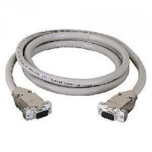 Black EDN12H-0010-FF Db9 Extension Cable With Emirfi Hoods,