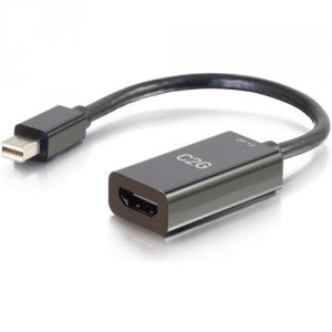 C2g 54430 8in Mdp To Hdmi 4k Passive Black