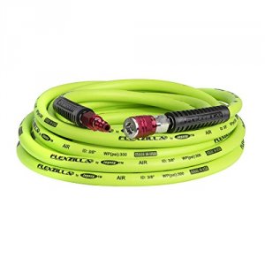 Flexzilla HFZ3825YW2D Air Hose 38in X 25ft W Colorconnex Coupler  Plug