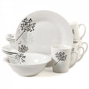 Gibson Gibson Home Home Soho Lounge Square Dinnerware Set In Gray, Set