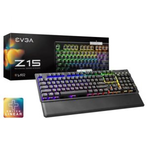 Evga 821-W1-15US-KR 821-w1-15us-kr Z15 Rgb Gaming Keyboard, Rgb Backli