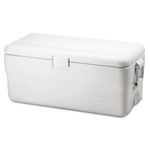 Rubbermaid FG198200TRWHT Cooler,102qt Rmad  Marine