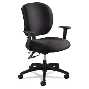 Safco SAF 3391BL Safco Alday 247 Task Chair - Black Polyester Seat - P