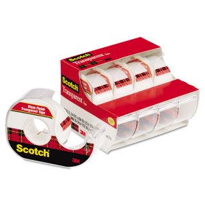 3m MMM 144 Scotch Gloss Finish Transparent Tape - 12.50 Yd Length X 0.