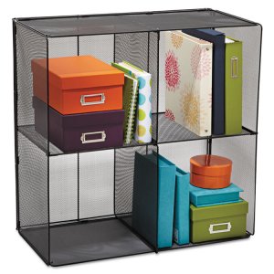 Safco 2172BL Cube,mesh,bk