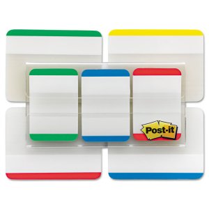 3m MMM 686VAD2 Post-itreg; Tabs Value Pack - Primary Colors - Write-on