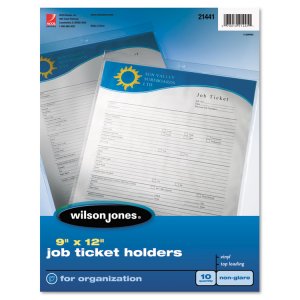 Acco WLJ 21441 Wilson Jones Job Ticket Holder - Support 9 X 12 Media -