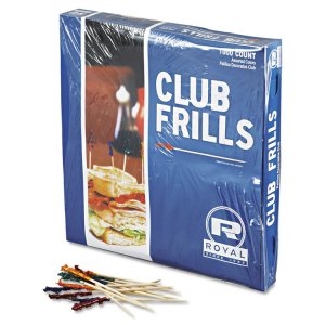 Amercareroyal R812W Toothpick,club,frill,wood