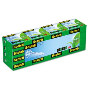 3m MMM 6123 Scotch 34w Magic Greener Tape - 16.67 Yd Length X 0.75 Wid