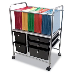 Advantus AVT 34100 Advantus 5-drawer Storage File Cart - 5 Drawer - 4 