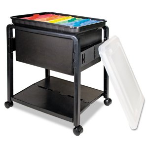 Advantus AVT 55758 Advantus Folding Mobile Filing Cart - X 14.5 Width 