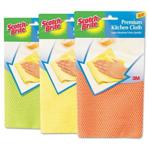 3m MMM 90322 Scotch-brite Kitchen Cleaning Cloth - Cloth - 11.50 Width