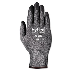 Ansell 103384 Gloves,hyflx,foam,l,dgy