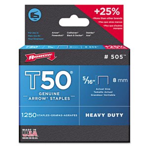 Arrow 50824 Tool,gun,staples Pack1250