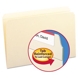 Smead SMD 15337 Smead 13 Tab Cut Legal Recycled Top Tab File Folder - 