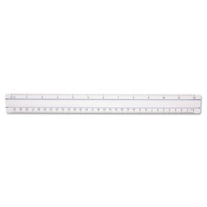 Acme ACM 15571 Acme United 12 Clear Magnifying Ruler - 12 Length - 116