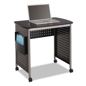 Safco 1907BL Desk,scoot,bk