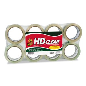 Shurtech DUC 282195 Duck Brand Hd Clear Packing Tape - 54.60 Yd Length