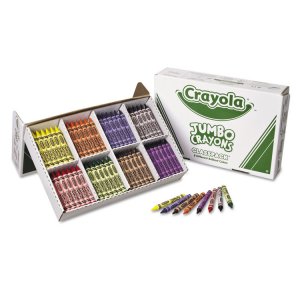 Crayola CYO 528389 Jumbo Crayon Classpack - 5 Length - 0.5 Diameter - 