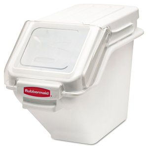 Rubbermaid FG9G5700WHT Bin,100 Cup Sfty Strge