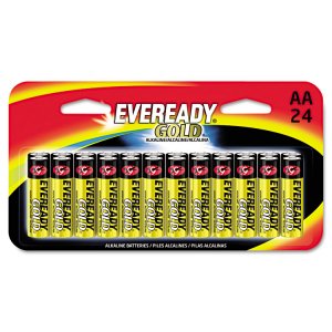 Eveready A91BP24 Battery,gold Aa,24pk,bk