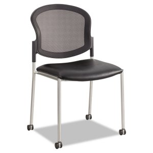 Safco 4194BV Chair,guest,vinyl,bk