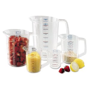 Rubbermaid FG321500CLR Cup,1 Pt Measuring,clr