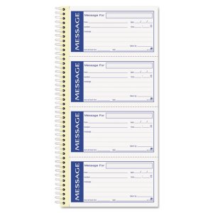 Tops ABF SC1153WS Adams Write 'n Stick Phone Message Book - 200 Sheet(