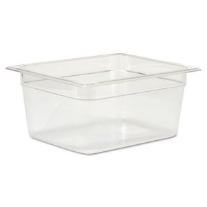 Rubbermaid FG106P00CLR Food,cld Pan,16,6ct