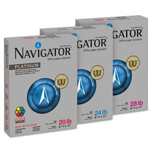 Navigator NPL1224 Paper,24,99br,12x18,bwh