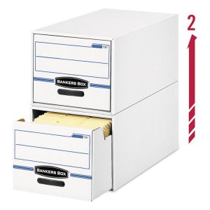 Fellowes 00722 File,stor,drwer,lgl,ctn6