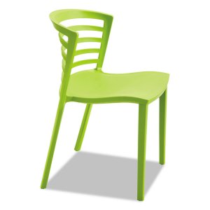 Safco SAF 4359WH Safco Entourage Stack Chair - Grass (quantity 4) - Wh