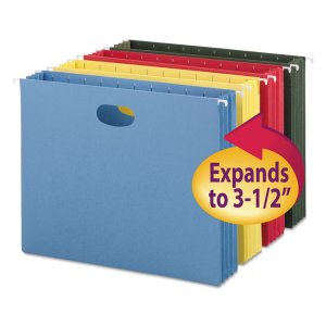 Smead SMD 64320 Smead Hanging File Pockets, 3-12 Inch Expansion, Legal