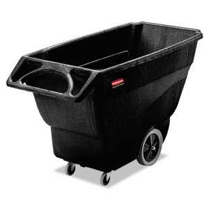 Rubbermaid FG9T1400BLA Commercial Structural Foam Tilt Dump Truck - 85