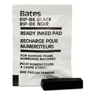 Advantus 9808196 Pad,mach,bates,bk